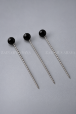 Black Crystal Hijab Pin Wheel Acc 322 - Image 3
