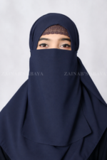 Premium Chiffon Fabric Nose Niqab in Tie Style Acc 92 - Image 12