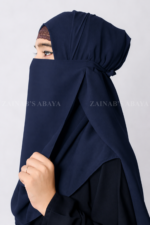 Premium Chiffon Fabric Nose Niqab in Tie Style Acc 92 - Image 13