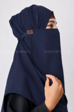 Premium Chiffon Fabric Nose Niqab in Tie Style Acc 92 - Image 14