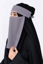 Premium Chiffon Fabric Saudi Niqab for Women Acc 253 - Image 3