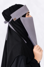 Premium Chiffon Fabric Saudi Niqab for Women Acc 253 - Image 2