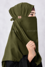 Premium Chiffon Fabric Nose Niqab in Tie Style Acc 92 - Image 22