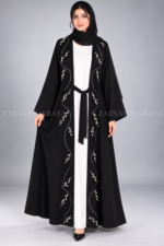 Double Gown Abaya for Women includes a matching scarf