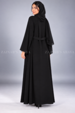 Double Gown Abaya for Women includes a matching scarf