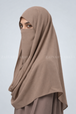 Skin Colored Misri Hijab for Women in Premium Chinese Chiffon Fabric