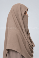 Skin Colored Misir Hijab for Women in Premium Chinese Chiffon Fabric